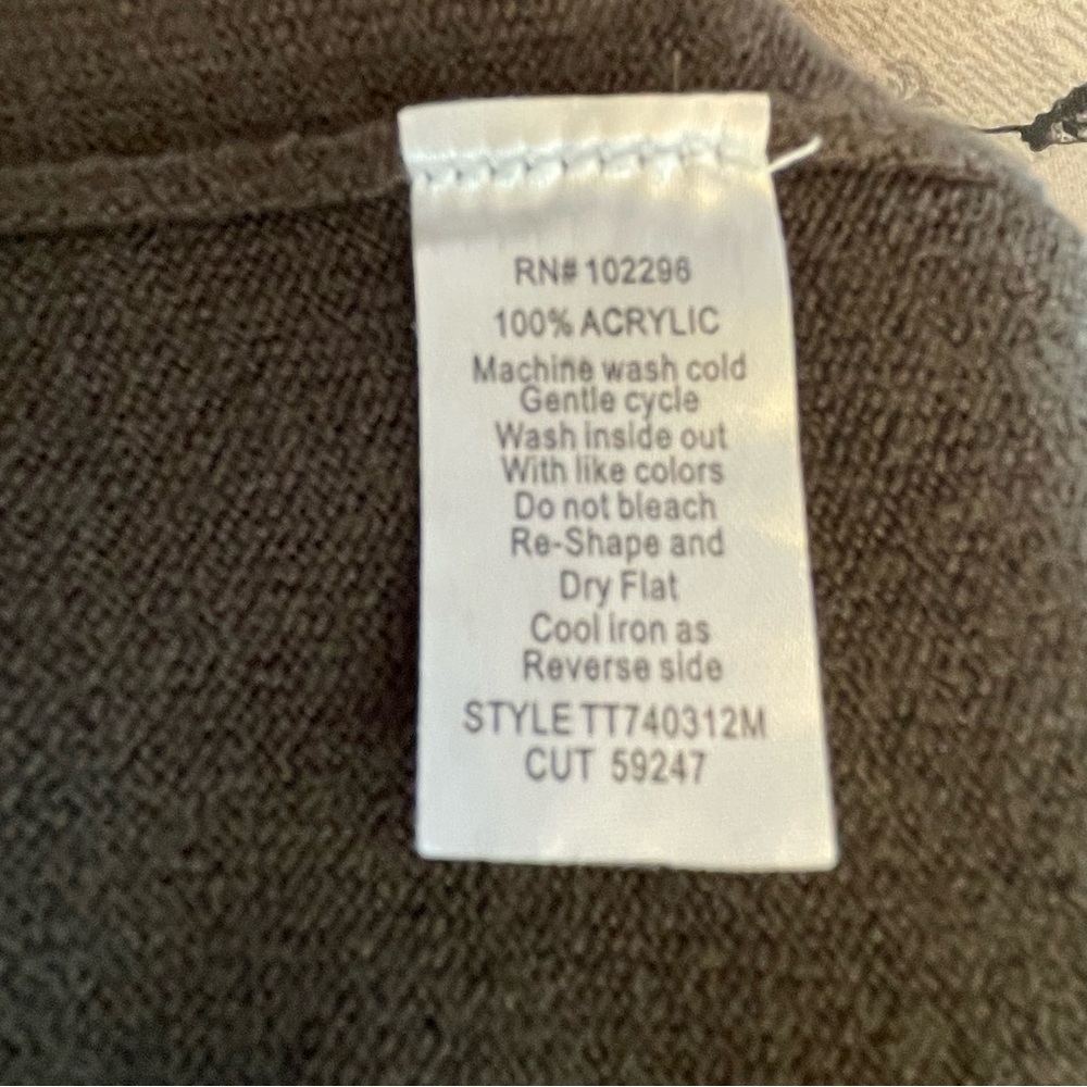 Connected Apparel Light Gray Sweater Dress - Picture 5 of 5